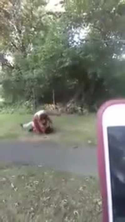 Street justice dished out to the skull of a rapist