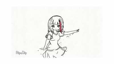 Simple Admiral Graf Spee animation [Fanart OC].