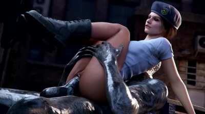 Jill getting fucked (Midnightnsfw) [Resident Evil]