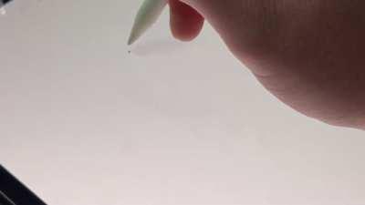 Apple's new iPad pencil shadows