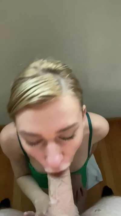 Do I look cute with a cock in my mouth?