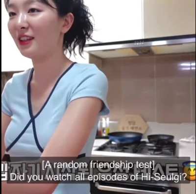 Seulgi cooking