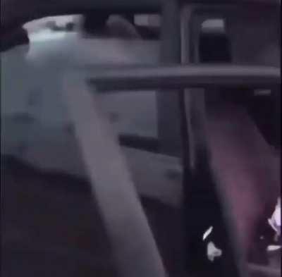 WCGW trying to slash someone’s tires.