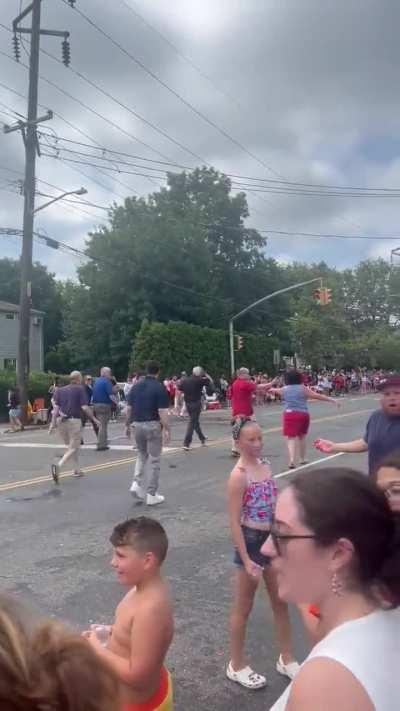 Mike Pence gets smacked in the head by a water balloon