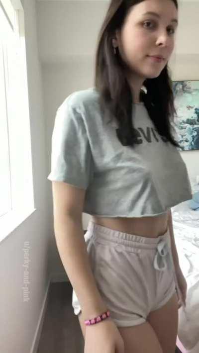 My first time doing this trend naked! How did I do? :)