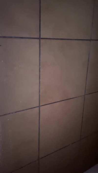 I have perfected my gooner shower curtain!