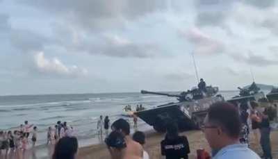 ZBD-05 at the beach somewhere in Fujian