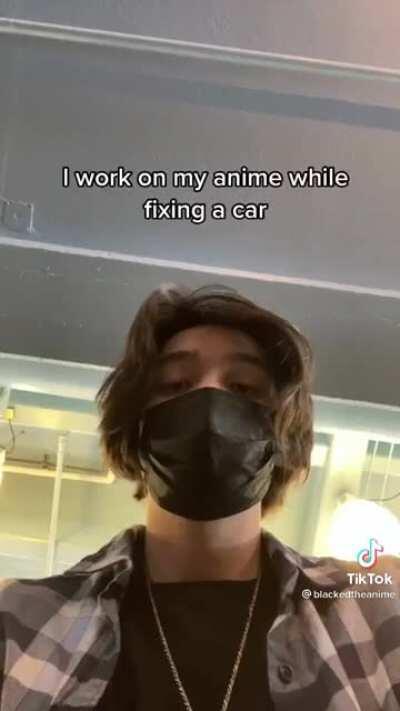 Meet the burrito eating, student/car mechanic/anime artist