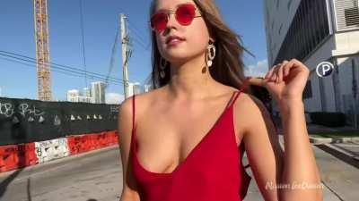 just playing with my dress :)