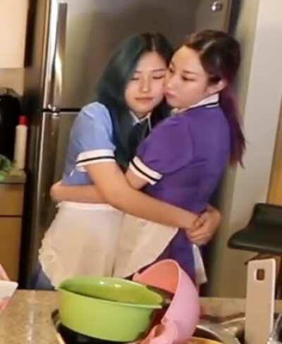 Blessing your day with Hyoon and Celine