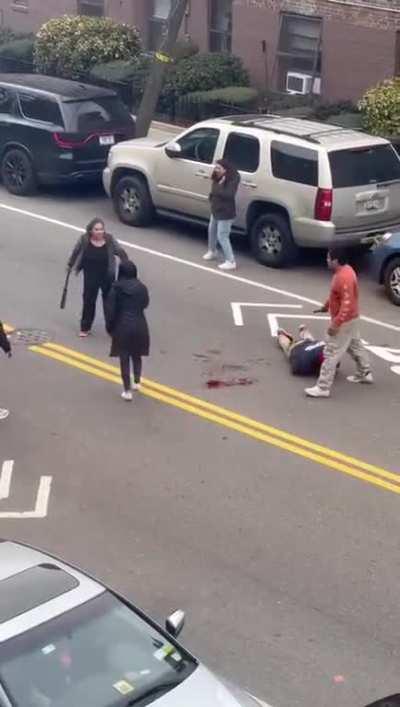 man stabbed five times and severely beaten with a bat over a free parking spot in Sunnyside, Queens on Friday