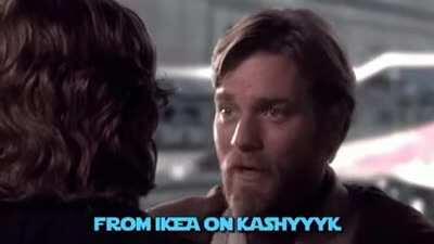 Get new robes, Anakin will