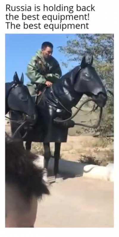 3000 black horses (in gimp suits) of Putin!