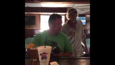 Guy calls bartender a c*** for wearing a mask