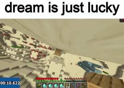 he got hit by lightning 582747273 times after finishing this speedrun