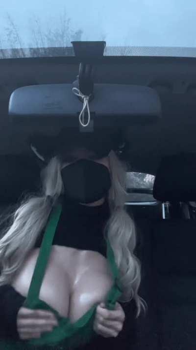 Snuck in my car on break just to show you these, I better not get caught