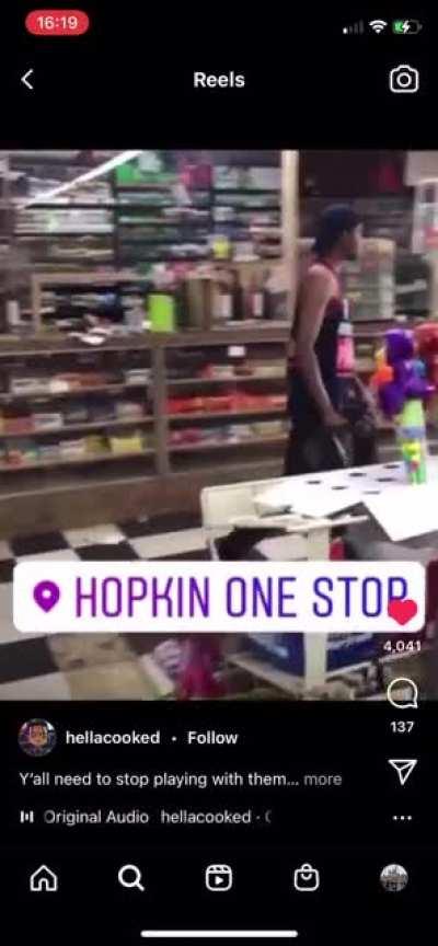 Don’t disrespect the mans store