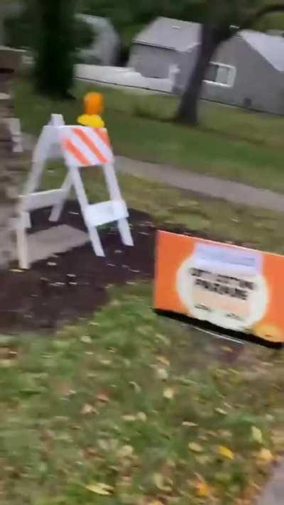 He's been working on that costume for weeks..