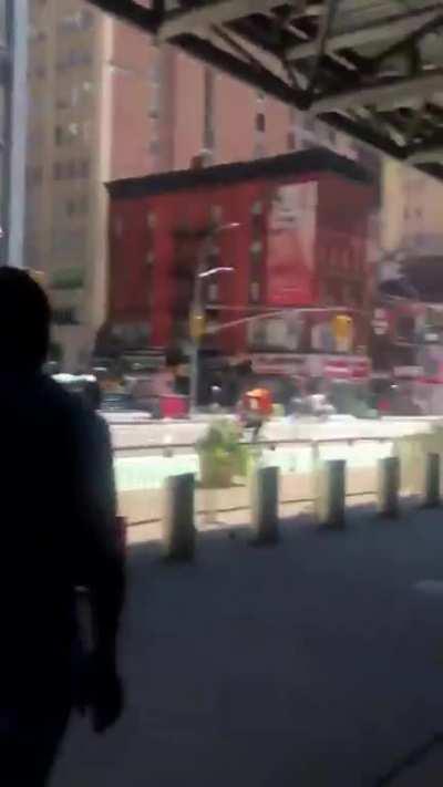 He needs to put up his face mask to practice social distancing caw caw