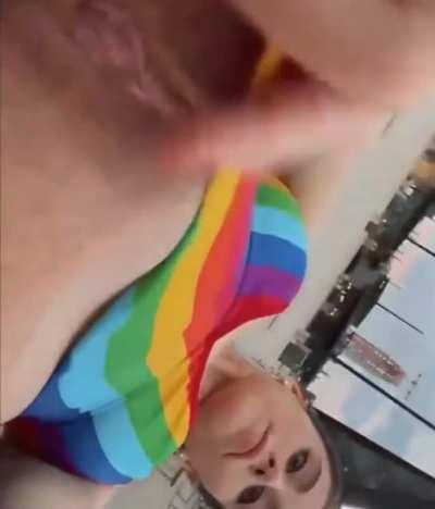 Having fun in public