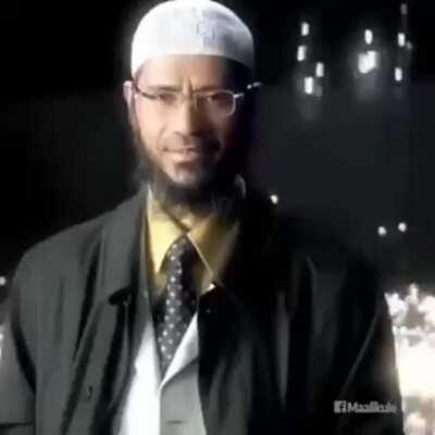 Everyone's gangsta until Zakir naik says: 