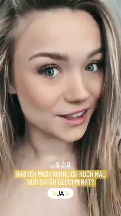 Mir gefallen die Haare irgendwie gut ... Instagram Story 03.04.21