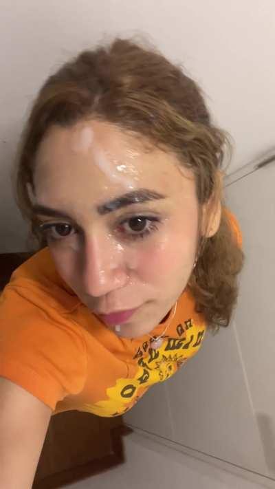 I walked straight into my room so my parents wouldn't notice that the neighbor painted my face 😳