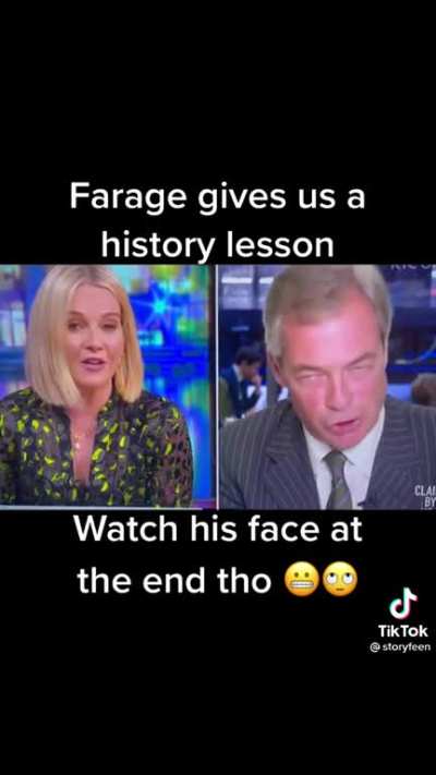 Nigel Farage the man partly responsible for Brexit tries to continue the hate to Ireland.