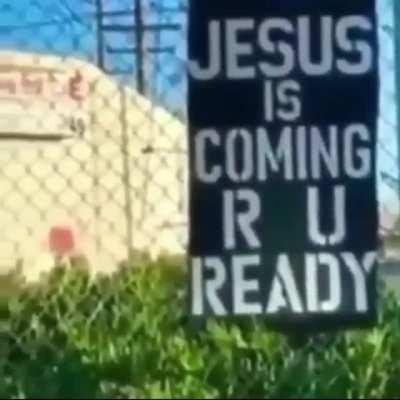 He's Coming....