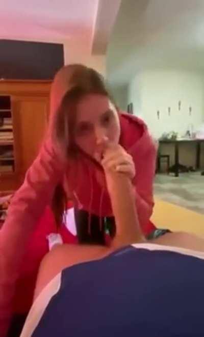 Girl enjoying 10 inches of fun