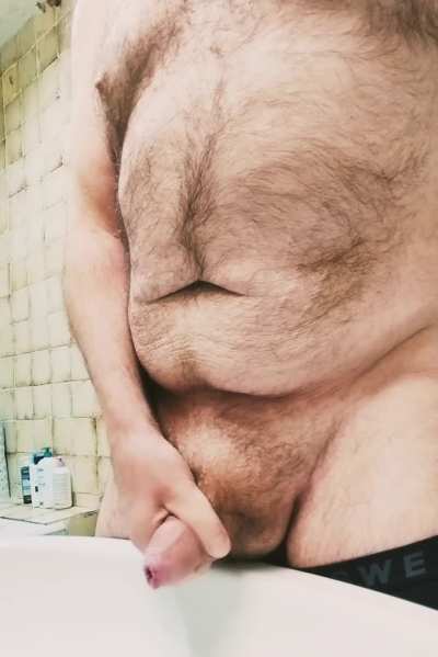 Fucking small dick fat weirdo pissing