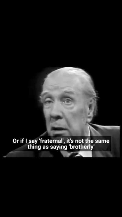 Borges sobre el Español y el Inglés