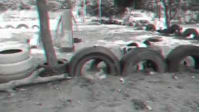 To run from the blast