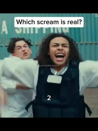 Which scream is real? 🤔