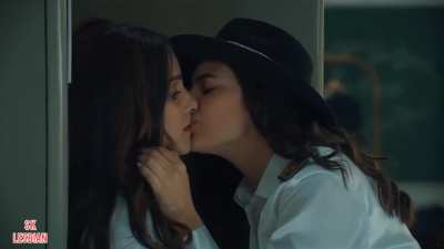 Priya Bapat And Lekha Prajapati Kiss Scene Lesbian ( City of Dreams S02 )