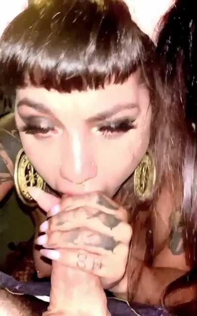 Good girl going back for more after gagging