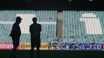 another example of big ange's motivational team talks, this time before lunch