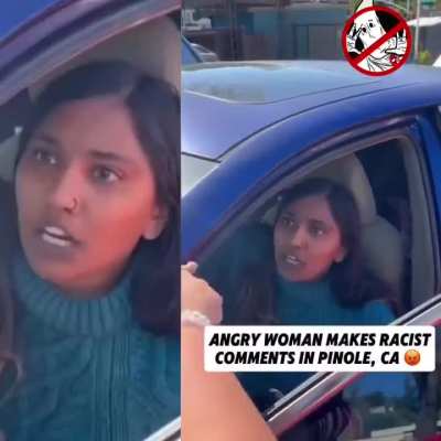 Racist woman