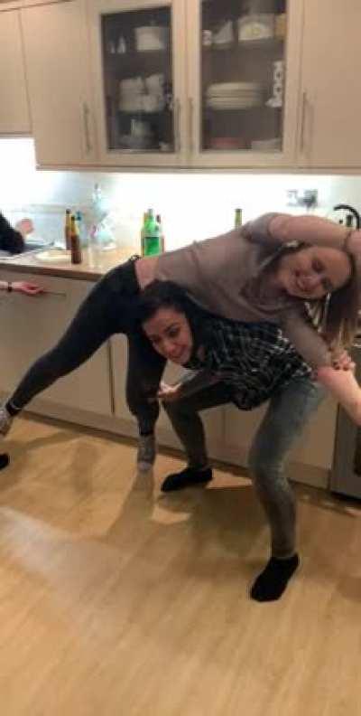 To overhead press my girlfriend