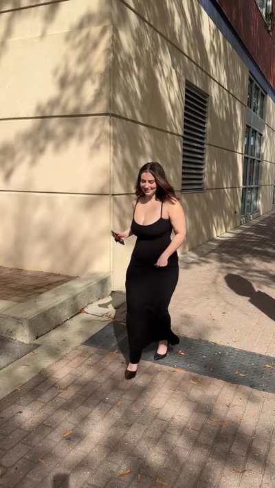 Every step I take in these heels jiggles something you'd stare at