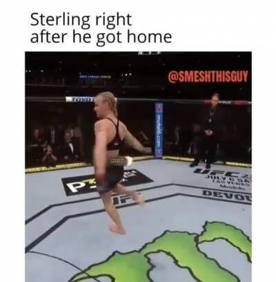 Sterling after UFC 259