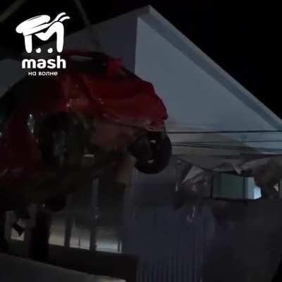 18 year old is surprisingly mostly unharmed, in Simferopol, Russia