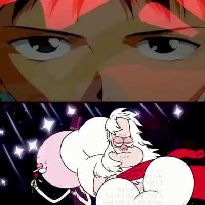 Comparison between Regular Show and Evangelion