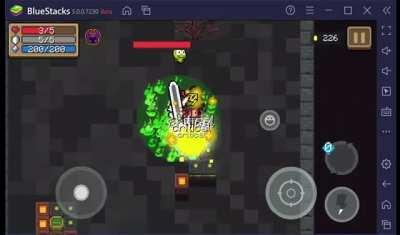 Kill headless knight before he splits