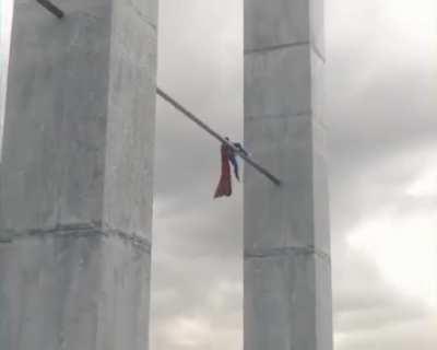 HMBT while I do superhero landing