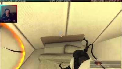 I made Cbat TIFU post reference to a Portal 2 Chamber