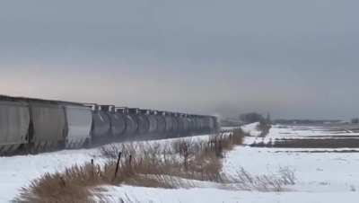 Canadian Trains 🚂 in winter