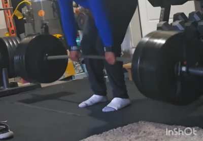 2 reps at 500..took me 2 sets to get my full 5 reps