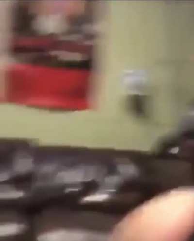 Classic Dorm Fight Shot On a Potato