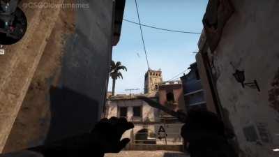 He grenade clutch in CSGO